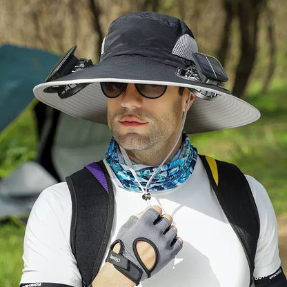 Brims - Solar Powered Fan Hat