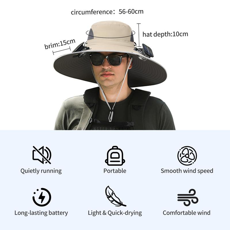 Brims - Solar Powered Fan Hat