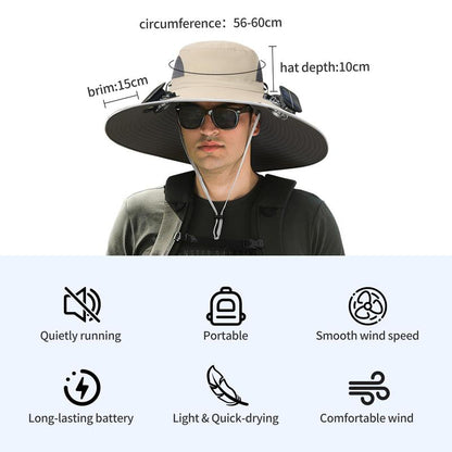 Brims - Solar Powered Fan Hat
